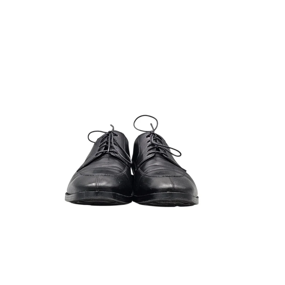 Cole Haan Men's Size 13 M US Grand OS Black Leather Apron Split Toe Oxford Shoes